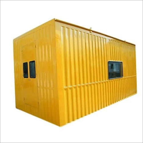 Yellow Portable Conference Room Cabin