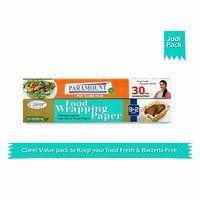 Claret Jodi Pack 9+2 Mtr Food Wrapping Butter Paper With Paramount Pvc Cling Film 30 Mtr