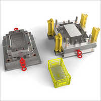 Plastic Fruit Crate Injection Molds