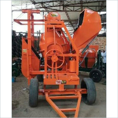 Concrete Mixer With Lift And Hydraulic Hopper