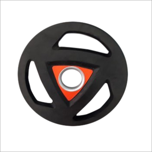 Rubber Weight Plate - 5 Kg 50 mm Hole Diameter | Adjustable for Strength Gain Manual Operation Ideal for Chest Exercises