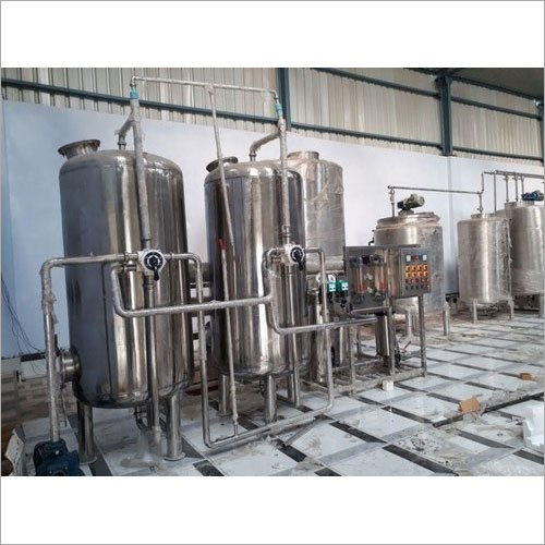 Mineral water plant