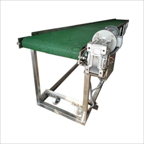 Mild Steel Industrial Inclined Belt Conveyor
