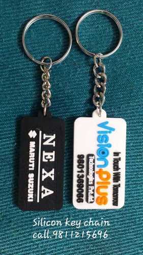 Silicone Rubber Promotional Keychains