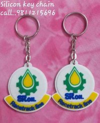 Printed Silicone Rubber Keychains
