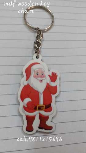 Multicolor Wooden Promotional Keychains
