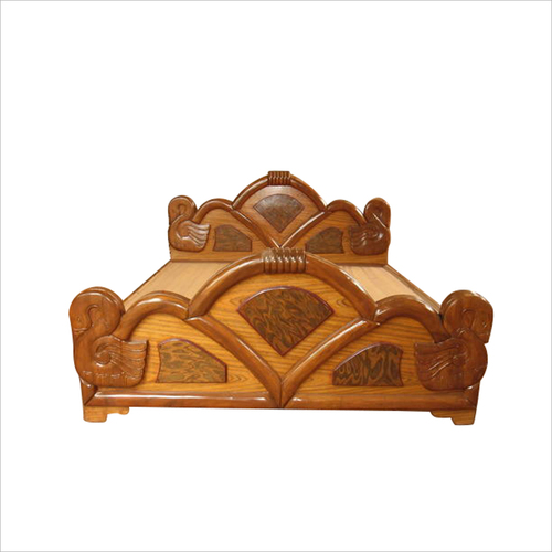 Modern Wooden Cot Bed - Wood, 6ft x 4ft, Brown | Sturdy Design, Elegant Look, Durable Material, Comfortable Sleep, Easy Assembly, 1 Year Warranty