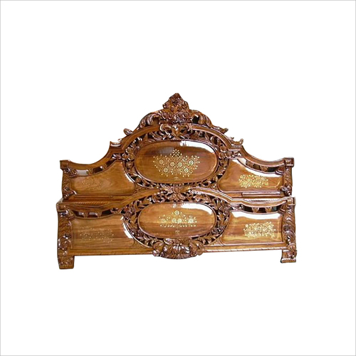 Wooden Carved Bed Headboard