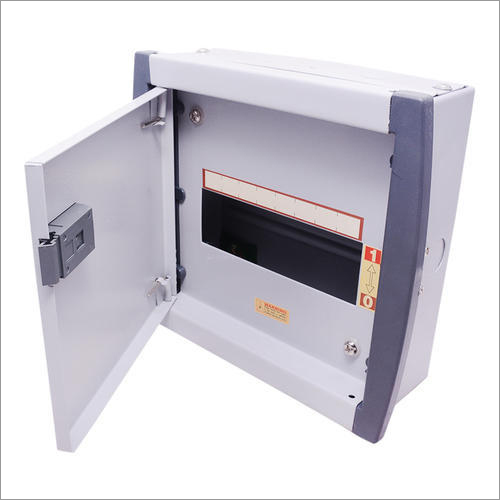 Single Door MCB Box - Metal, Polished Finish | Corrosion Resistant, Reliable Performance, Suitable for Residential and Commercial Use