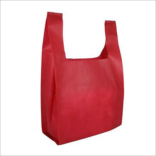 With Handle Non Woven U Cut Bag