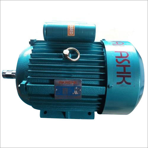 Blue 3Hp Single Phase Electric Motor