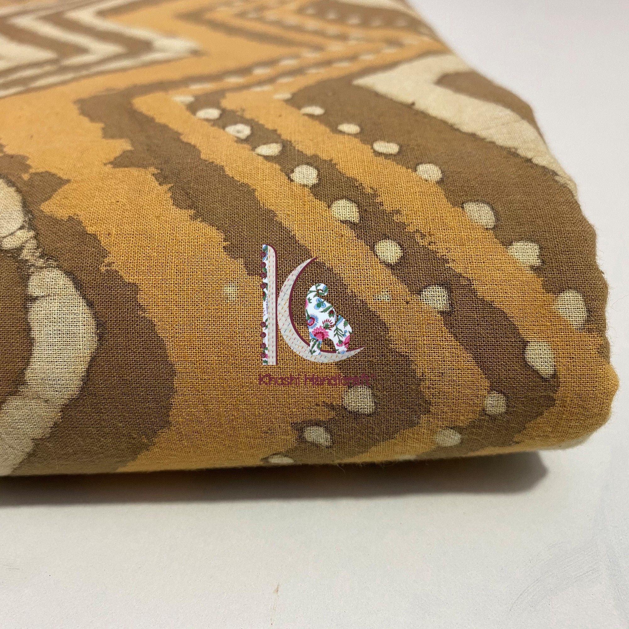 Soft Batik Fabric With Zig-zag Pattern
