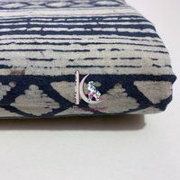 Natural Dyed Hand Block Printed Fabric For Bed Linings