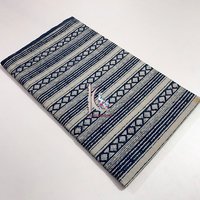Natural Dyed Hand Block Printed Fabric For Bed Linings
