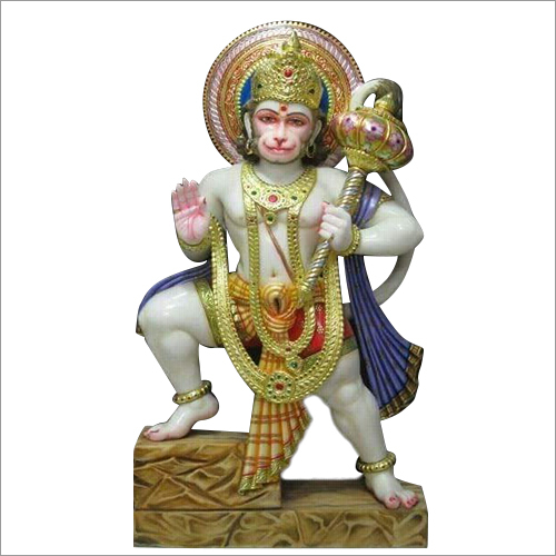 Colored Hanuman Statue