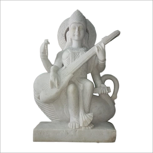 Marble Saraswati Statue