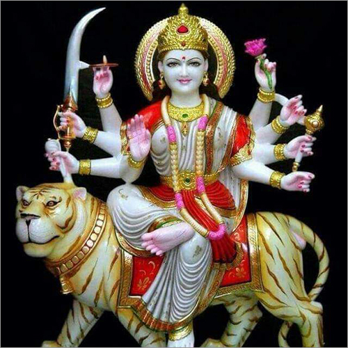 Marble Durga Statue
