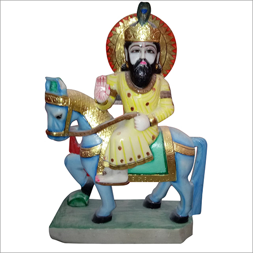 Indian Maharaja Marble Statue