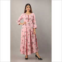 Pure Cotton Round Kurti