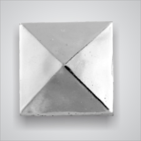 Silver Platting Pyramid Cap