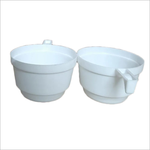 White Plastic Tea Cups