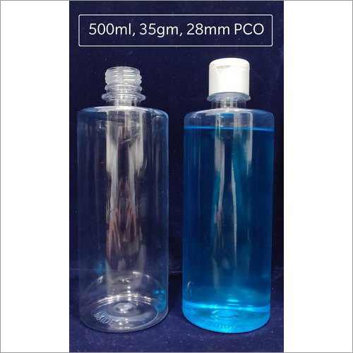 500 ml Empty Flip Top White Cap Bottle
