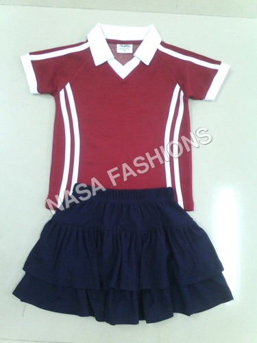 Girls Uniform Skirt - 100% Polyester Customized Sizes [XXXS-XXL] | Dry Fit Sportswear for Active Children