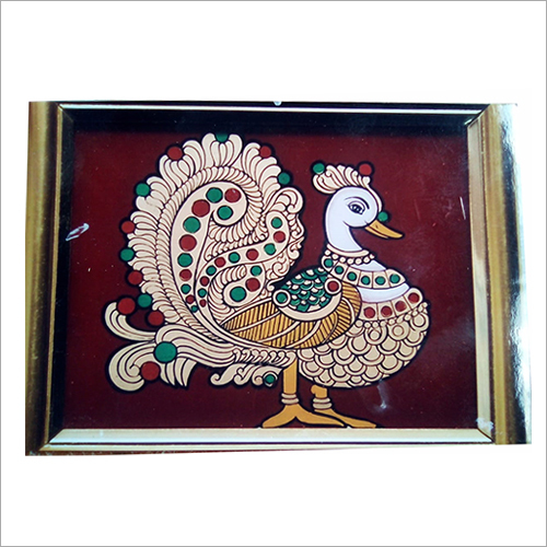 Tanjore Paintings - Canvas & Paint, Variable Dimensions | Red Wall Art for Home Decoration, Gifting & Cultural Display in Custom Box
