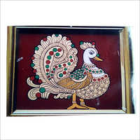 Tanjore Paintings - Canvas & Paint, Variable Dimensions | Red Wall Art For Home Decoration, Gifting & Cultural Display In Custom Box