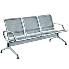 Three Seater Stainless Steel Bench