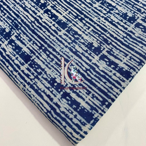 Eco-friendly Indigo Print Fabric Used For Stoles And Scarves
