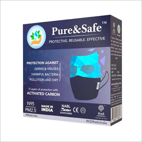 Anti Pollution N95 Face Mask By KHADI ESSENTIALS INDIA
