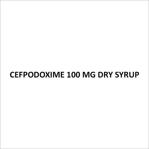 Cefpodoxime 100 Mg Dry Syrups