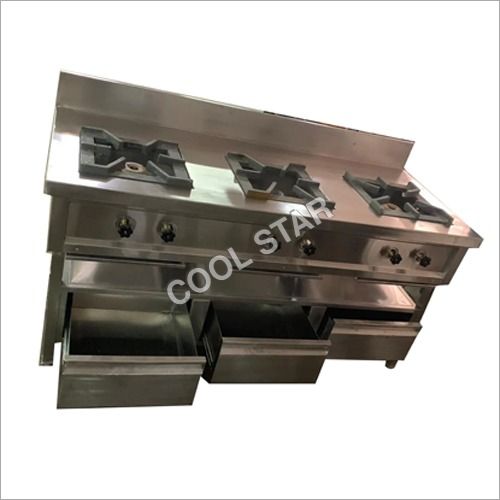 Three Burner Cooking Range