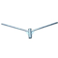Double Arm Bracket - Application: Outdoor Lighting Pole Support