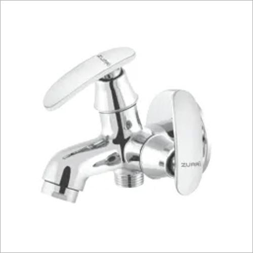 SS 2 Way Bib Cock With Flange