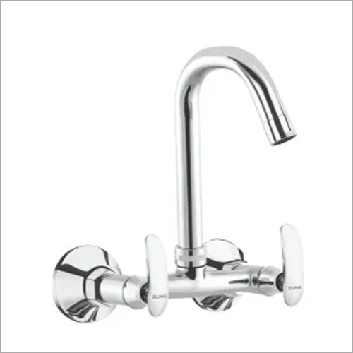 Wall Mounted Sink Mixer With Swinging Spout