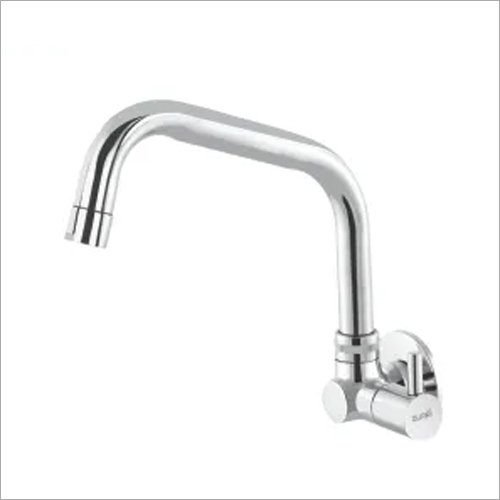 Side Handle Sink Cock Swinging Spout With Flange