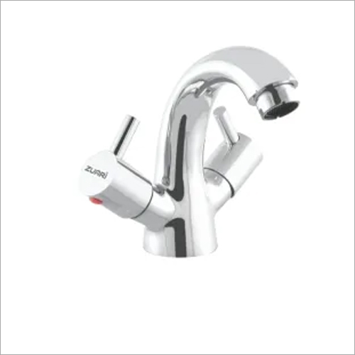 Centre Hole Basin Mixer With Braided Hoses