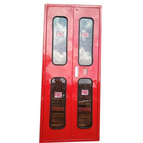 Mild Steel Double Door Fire Hose Cabinet