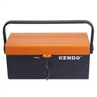 Metal Tool Box With Sliding Top Drawer