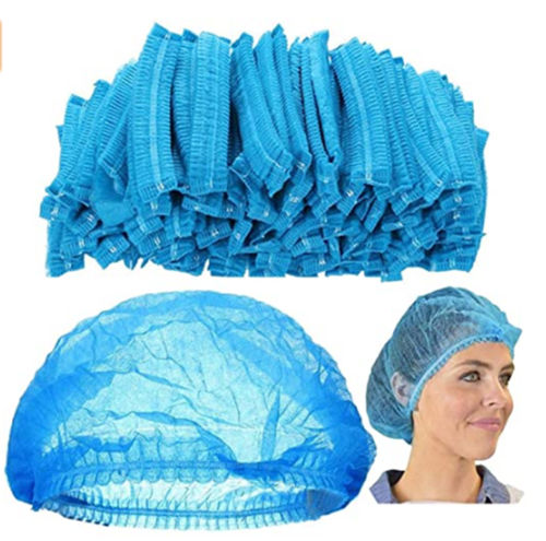 White/blue Disposiable Surgical Cap