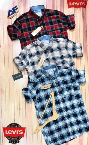 Multiple Colour Mens Checked Shirts