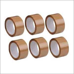 Brown BOPP Tape - BOPP Material, 48mm Width x 60m Length, Brown Color | Pressure Sensitive Adhesive for Secure Bag Sealing