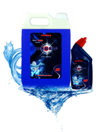 Toilet Cleaner Zerobac - Thick High Density Liquid, Dark Blue | Features Bent Bottleneck For Deep Cleaning, Prevents Stain Build-up, Hygienic Finish