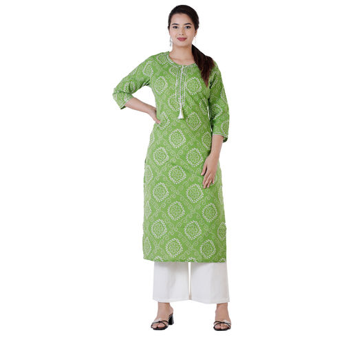 Ladies Cotton Long Kurtis