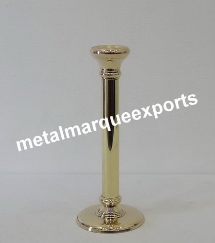 Brass Shining Polish Candle Pillar Holder