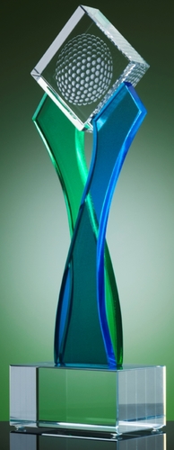 Multicolor Precisely Crafted Attractive Look Glass Awards For Promotion and Award Ceremonies