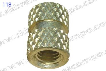Brass Pressed In Inserts