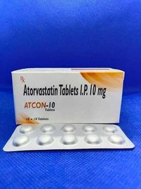 Atorvastatin Tab - Cholesterol And Triglyceride Management, Doctor Suggested Dosage, Anti-viral Tablets For Cardiovascular Health